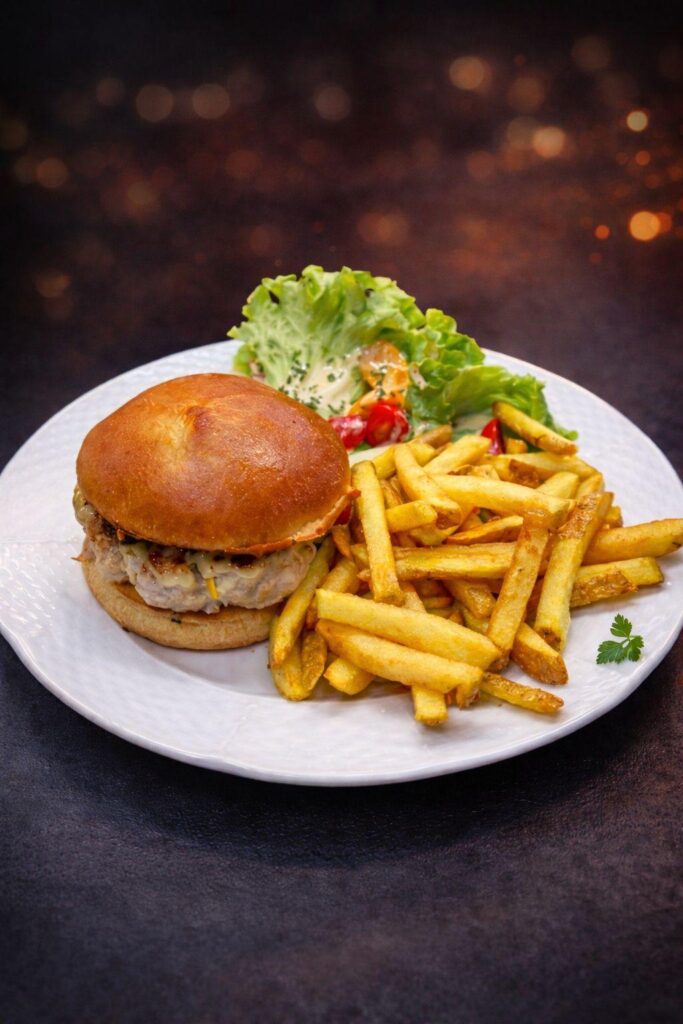 Burger Burger with home made chips
